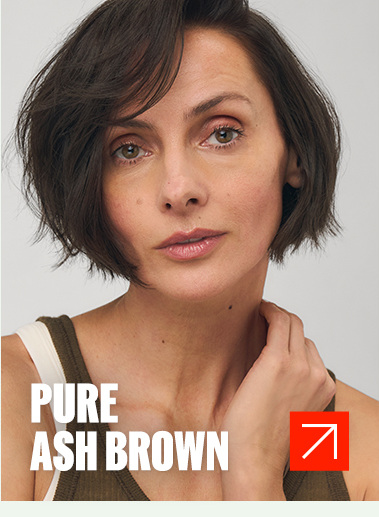 Pure Ash Brown look